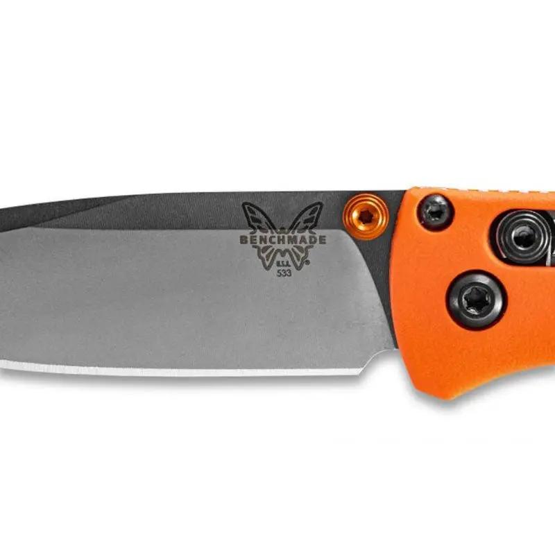 Benchmade 533 Mini Bugout Orange Drop Point Benchmade