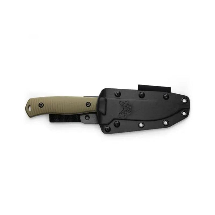 Benchmade 539GY Anonimus Plain Edge Fixed Blade - Tungsten Grey / Olive Drab Benchmade