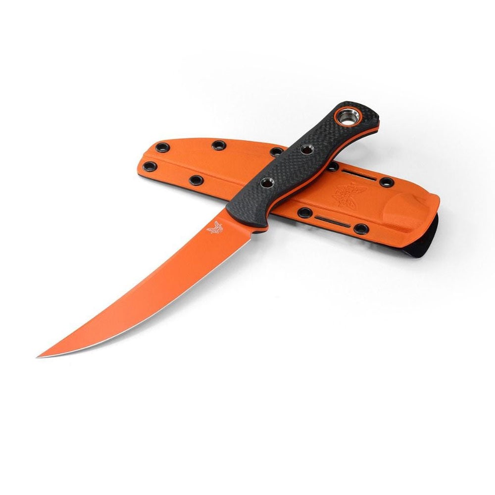 Benchmade 15500OR-2 Meatcrafter and sheath