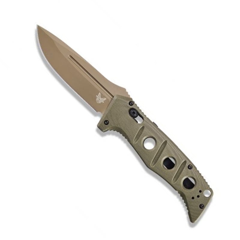 Benchmade Seibert Auto Adamas Flat Earth Knife Open