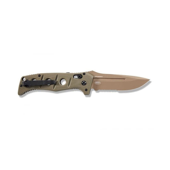 Benchmade 2750SFE-2 Sibert Auto Adamas Axis Partial Serrated - Flat Earth/ Olive Drab Benchmade