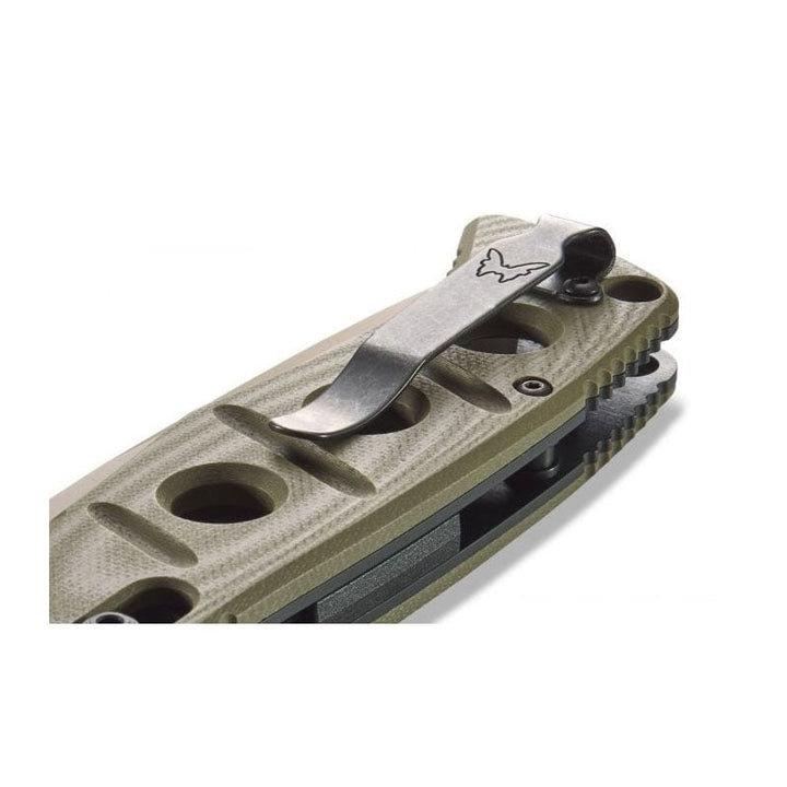 Benchmade 2750SFE-2 Sibert Auto Adamas Axis Partial Serrated - Flat Earth/ Olive Drab Benchmade