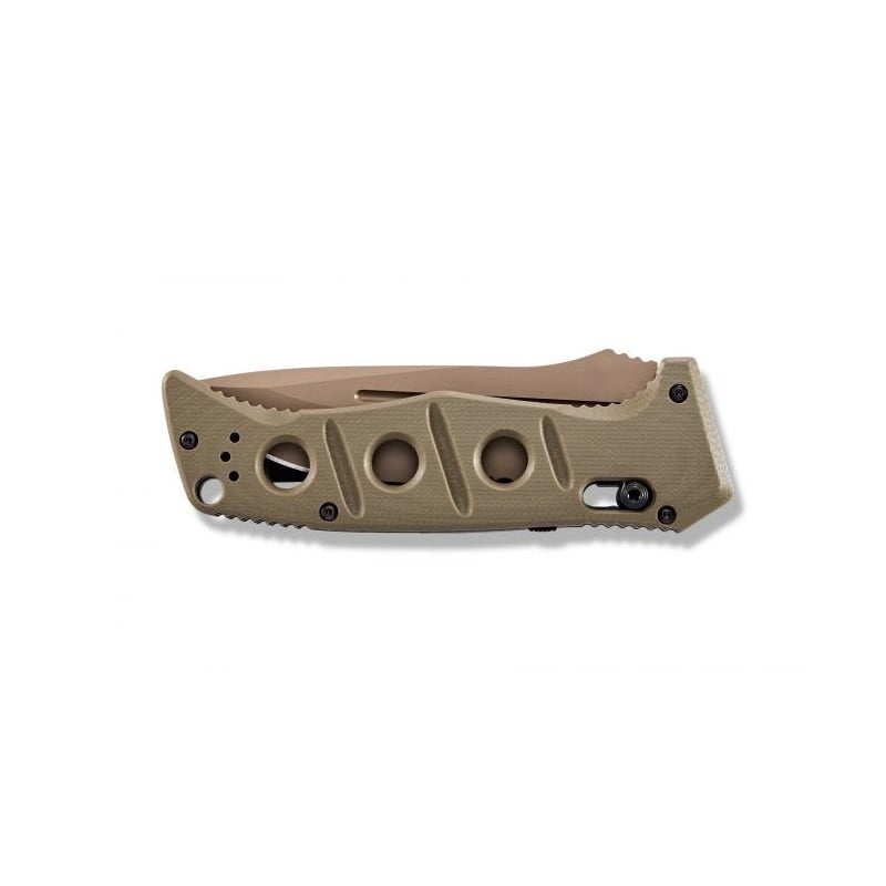 Benchmade 2750SFE-2 Sibert Auto Adamas Axis Partial Serrated - Flat Earth/ Olive Drab Benchmade