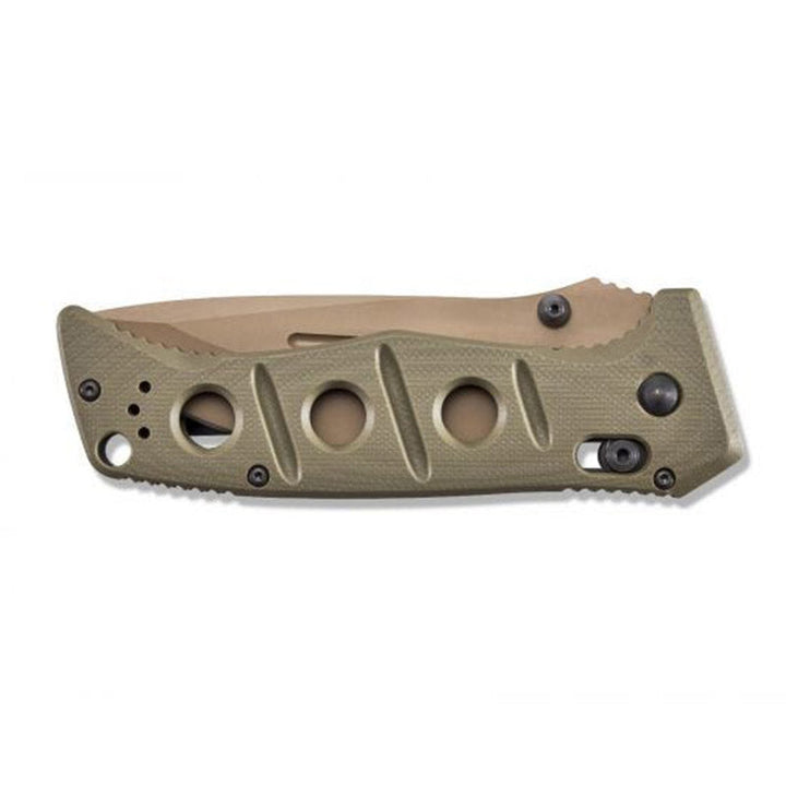 Benchmade 275SFE-2 Sibert Adamas Axis Partial Serrated - Flat Earth Benchmade