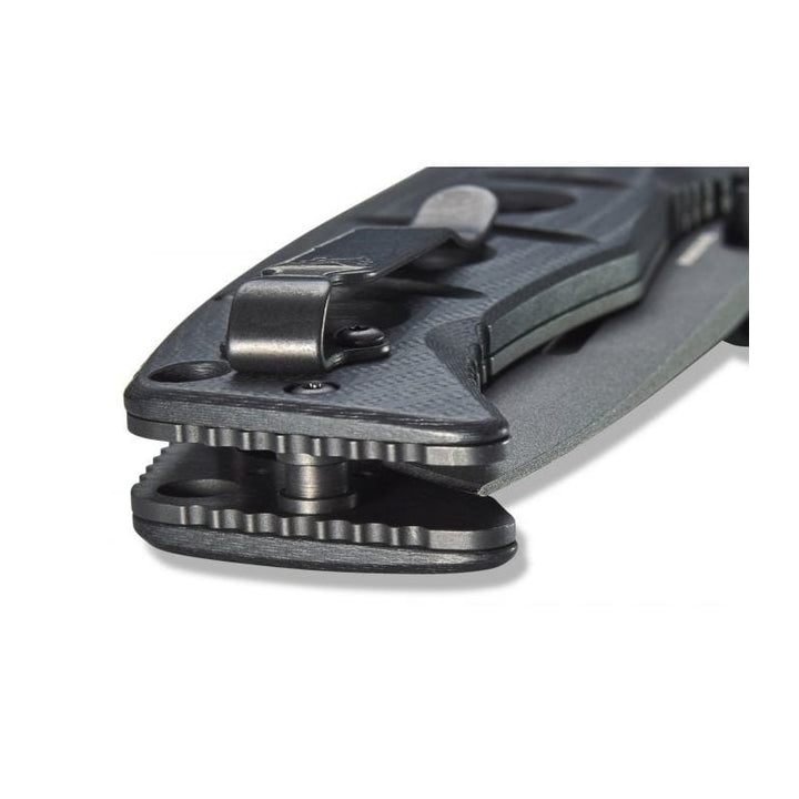 Benchmade 275SGY-1 Sibert Adamas Axis Stud - Tungsten Grey/ Black