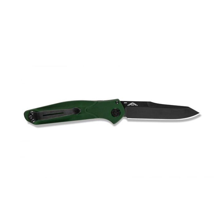 Benchmade 9400BK Osborne Auto Knife Black Blade Green Handle