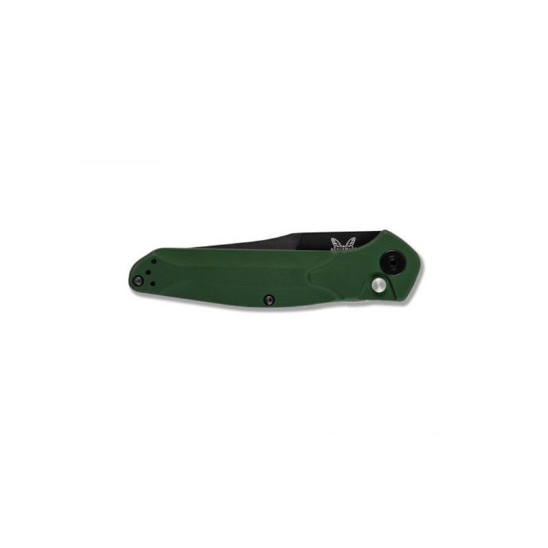 Benchmade 9400BK Osborne Auto Knife Black Blade Green Handle
