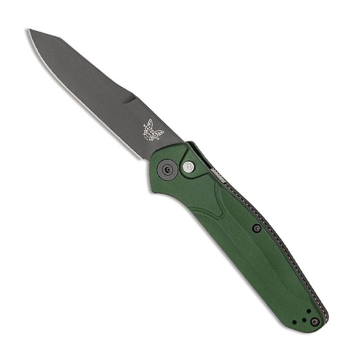 Benchmade 9400BK Osborne Auto Knife Black Blade Green Handle
