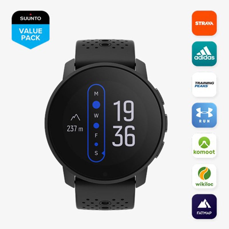 Suunto 9 Peak GPS Watch All Black - Extreme Outfitters