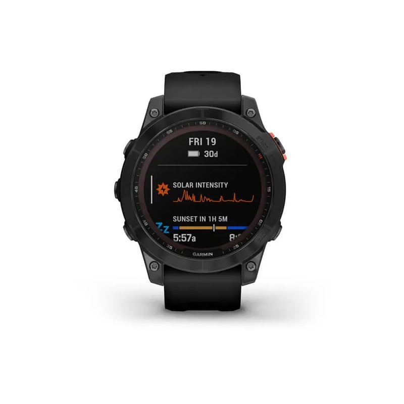 Garmin fenix 7 Solar Edition 47mm - Slate Gray with Black Band - Extreme Outfitters