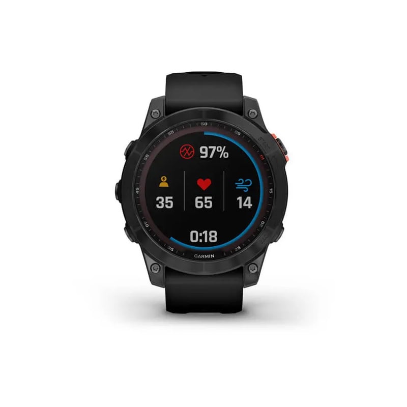 Garmin fenix 7 Solar Edition 47mm - Slate Gray with Black Band - Extreme Outfitters