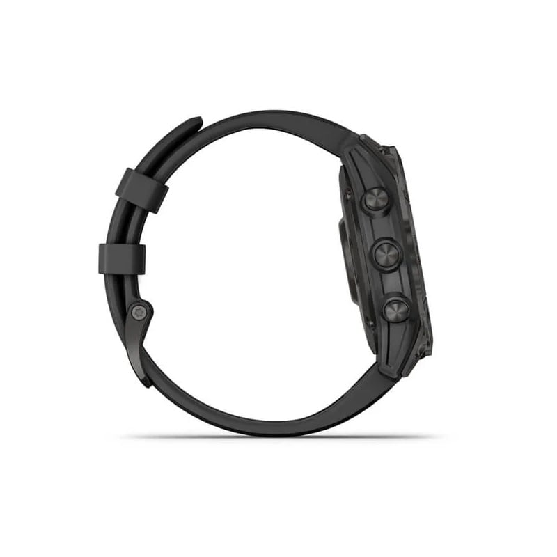 Garmin fenix 7 Sapphire Solar Edition 47mm - Carbon Gray DLC Titanium with Black Band - Extreme Outfitters