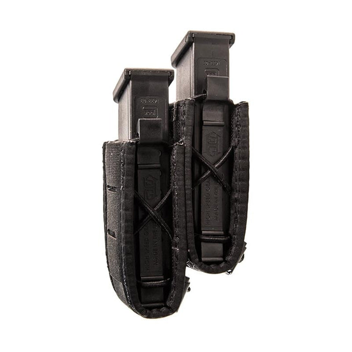 High Speed Gear Duty Staggered Double Pistol Taco - Black - Extreme Outfitters