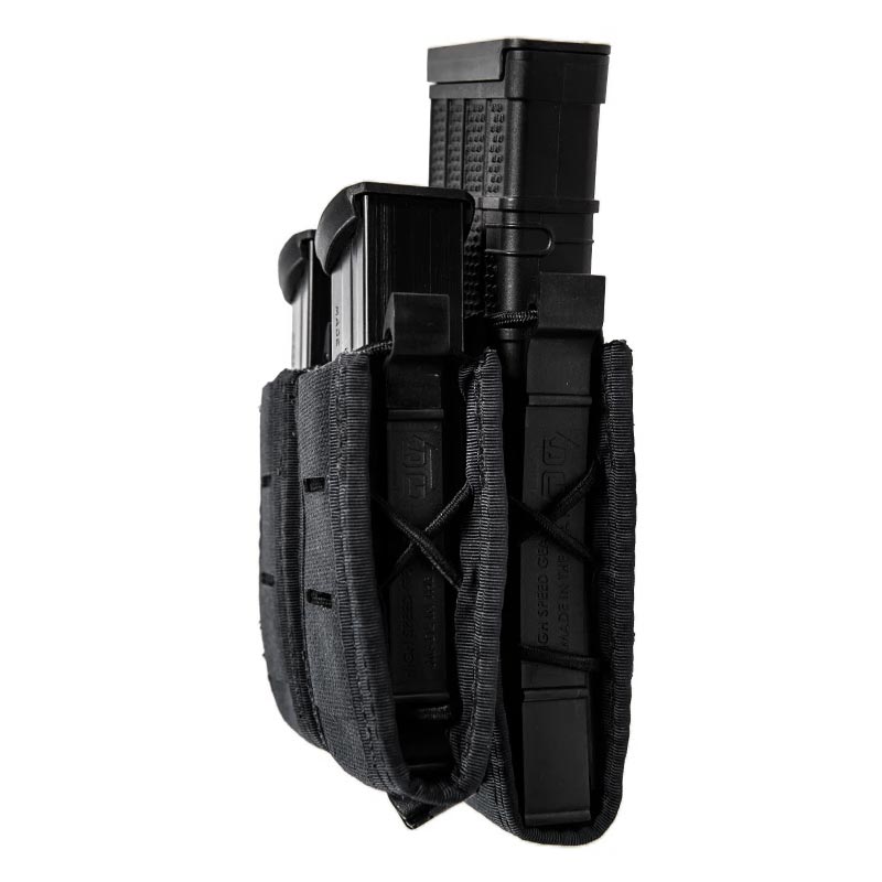 High Speed Gear Duty Double Pistol Taco w/Rifle - Black - Extreme Outfitters