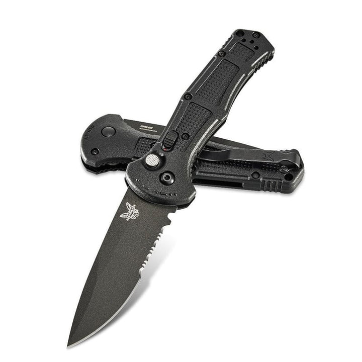 Benchmade 9070SBK Claymore Auto Drop Point - Black - Extreme Outfitters