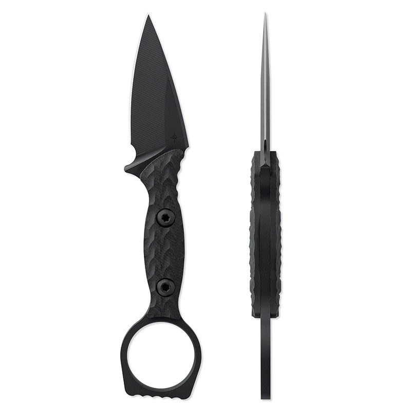 Toor Knives Viper EDC Black Left Profile and Back