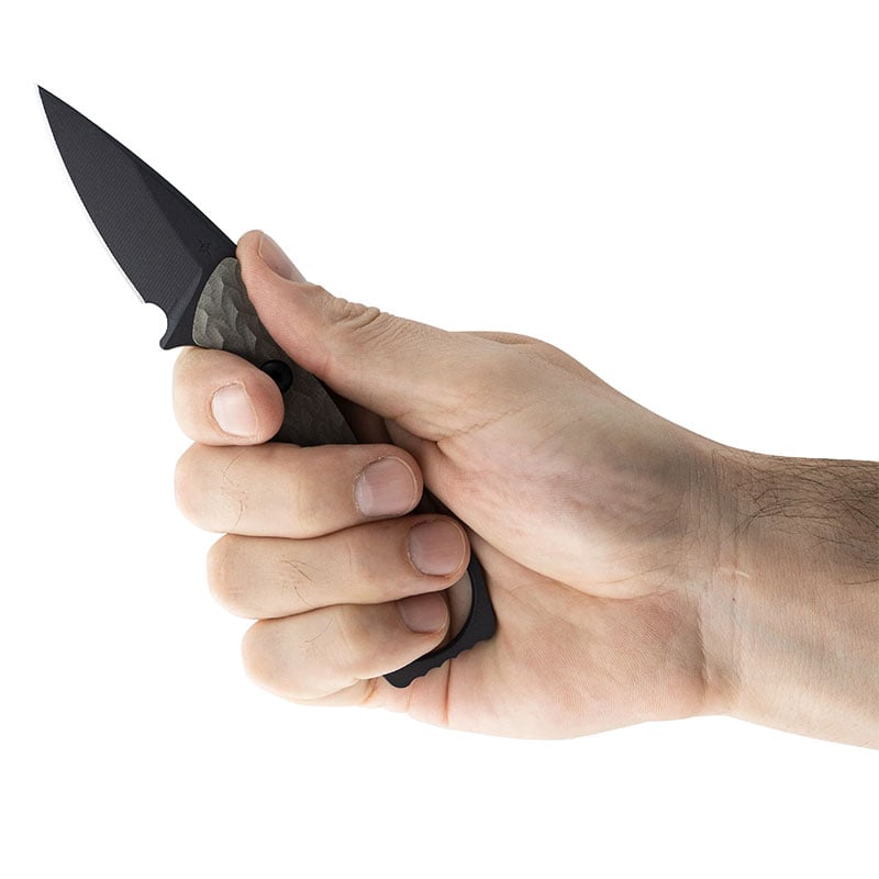 Toor Knives Viper EDC Green in Closed Hand