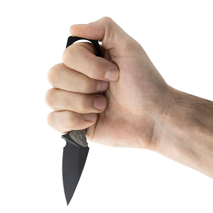 Toor Knives Viper EDC Green in Hand Point Down