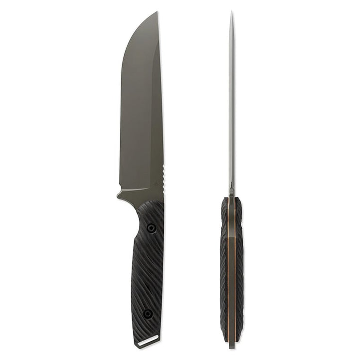 Toor Knives Field 1.0 Fixed Blade Left Profile and Back