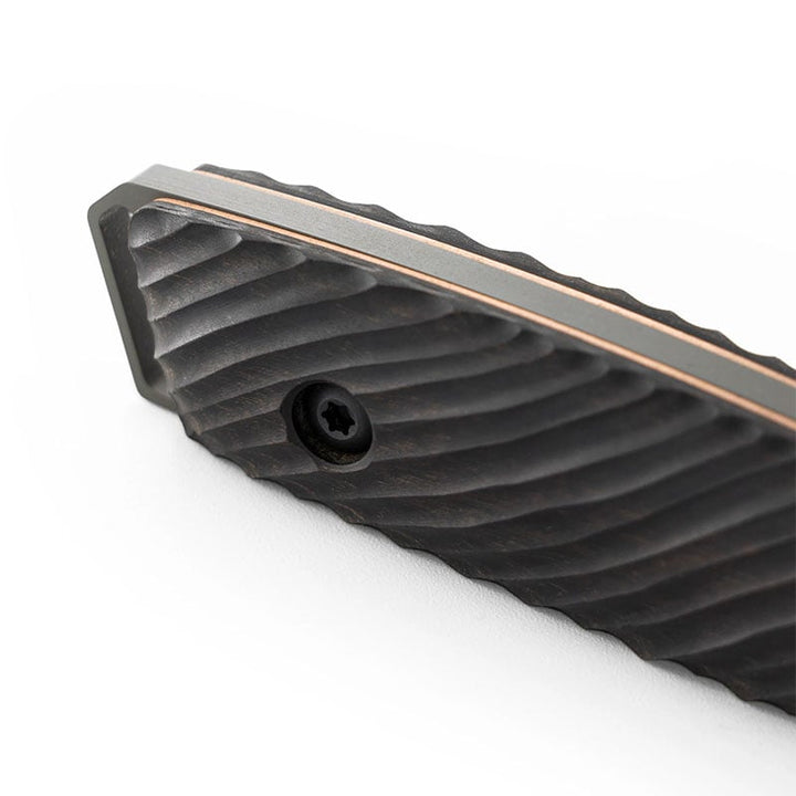 Toor Knives Field 1.0 Fixed Blade Bottom Handle Closeup