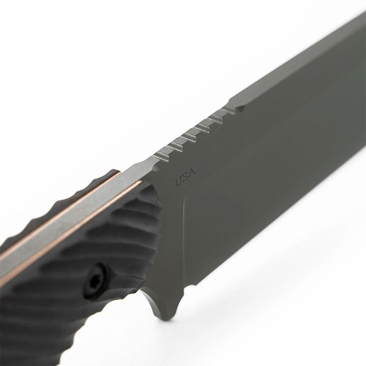 Toor Knives Field 1.0 Fixed Blade Back Closeup