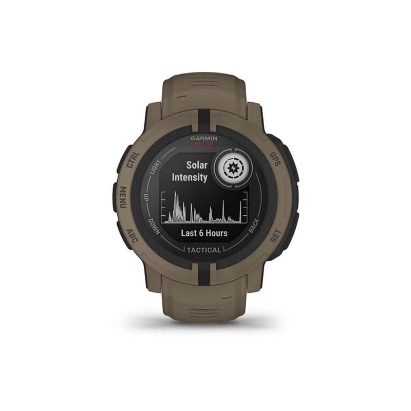 Garmin Instinct 2 Solar Tactical Edition 45mm - Coyote Tan - Extreme Outfitters