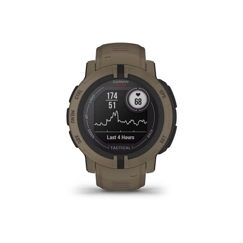 Garmin Instinct 2 Solar Tactical Edition 45mm - Coyote Tan - Extreme Outfitters