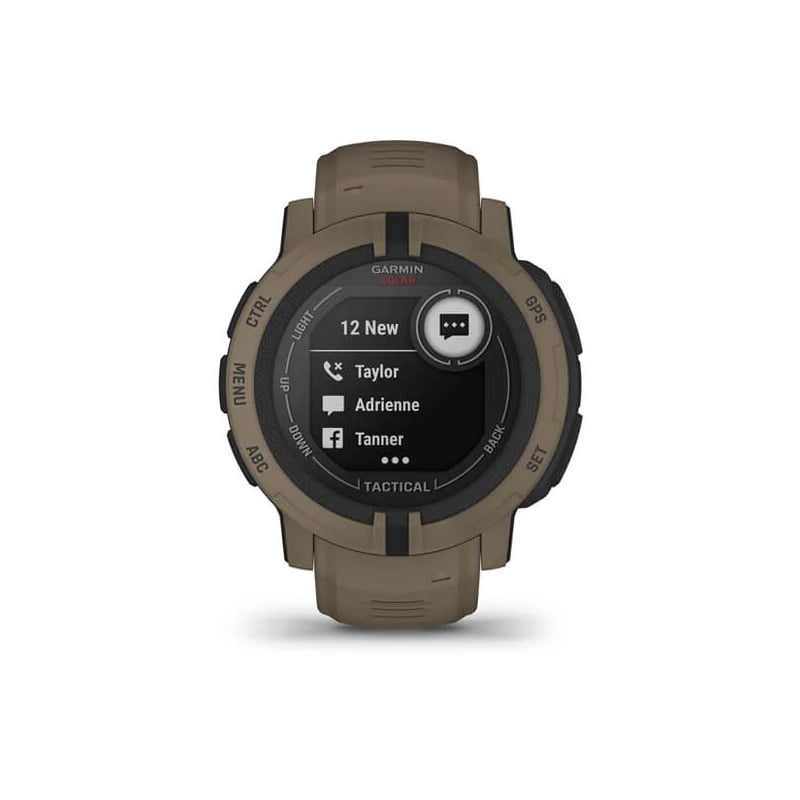 Garmin Instinct 2 Solar Tactical Edition 45mm - Coyote Tan - Extreme Outfitters