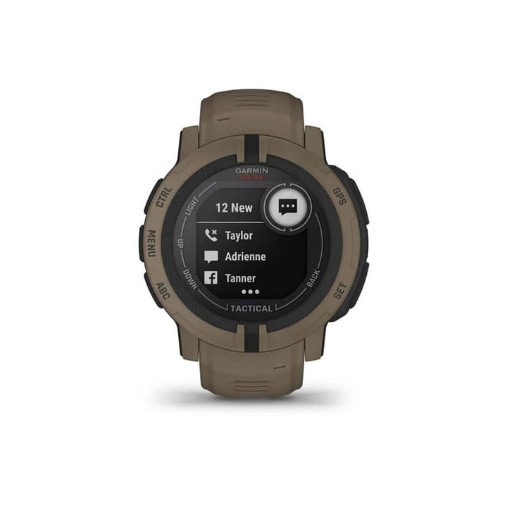 Garmin Instinct 2 Solar Tactical Edition 45mm - Coyote Tan - Extreme Outfitters