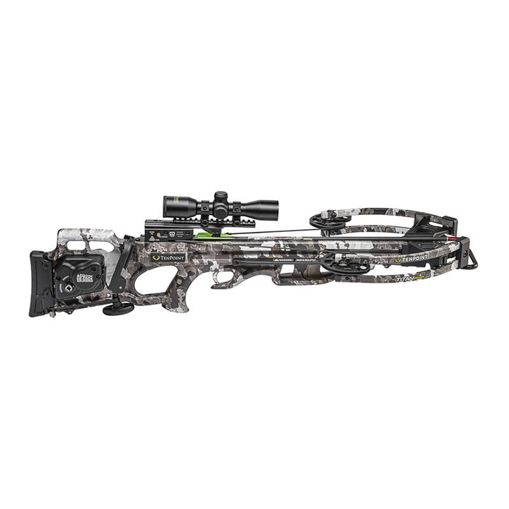 Tenpoint Titan Crossbow Cocked Camo Side View
