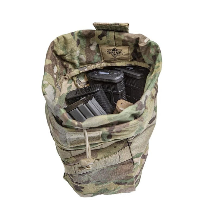 Raine Tactical Dump Pouch Multicam Open Front