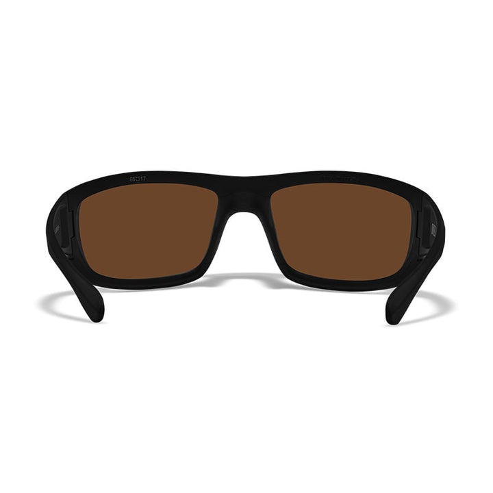 Wiley X Omega Jacob Wheeler Edition Captivate Polarized Green Mirror Lenses Rear View