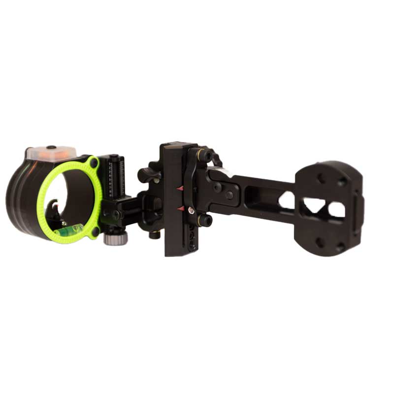 Black Gold Pro Dual Track Two Pin 4" Wing Truss Sight -  .019 Right Hand Black Gold