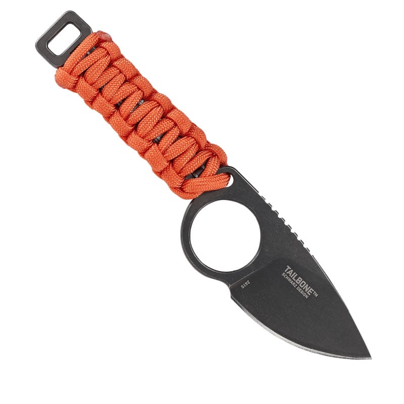 CRKT Tailbone black stonewash fixed blade