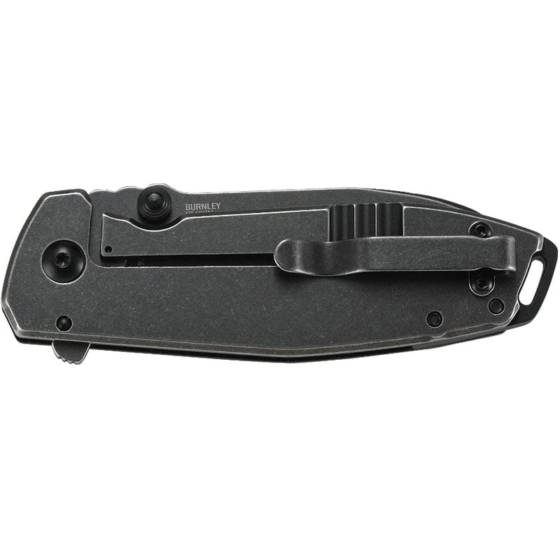 CRKT Squid XM Stonewash plain edge folding knife closed