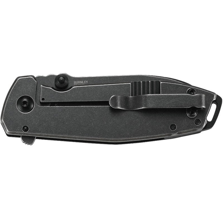 CRKT Squid XM Stonewash plain edge folding knife closed