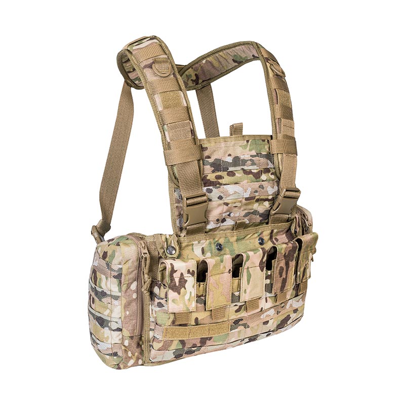 Tasmanian Tiger MKII Chest Rig Multicam Side