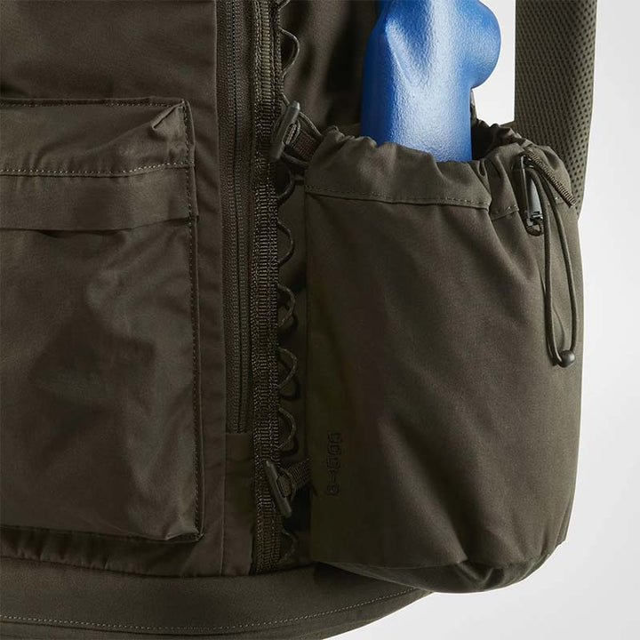 Fjallraven Singi Gear Holder on Pack with Dummy Rifle