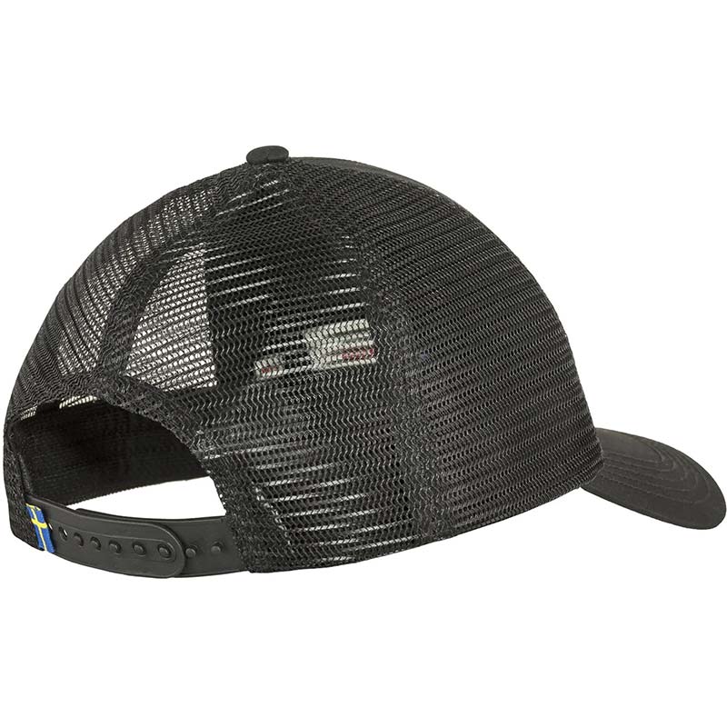 Fjallraven Badge Langtradarkeps Black Back