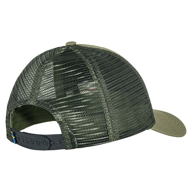 Fjallraven Badge Langtradarkeps Cap Green Back