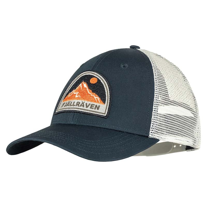 Fjallraven Badge Langtradarkeps Cap Navy Front