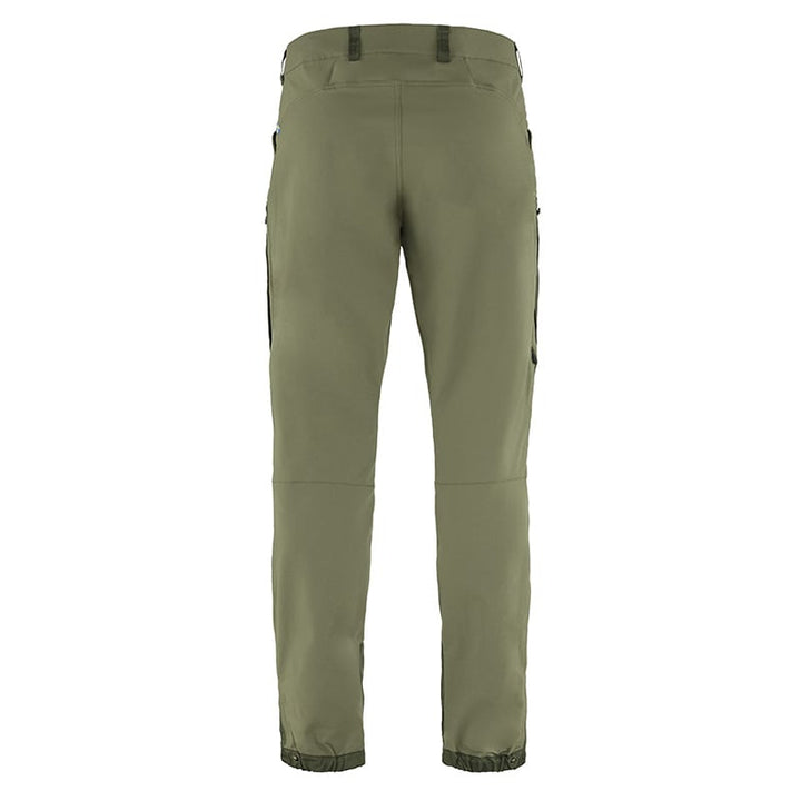Fjallraven Keb Agile Trousers Laurel Green Deep Forest Back