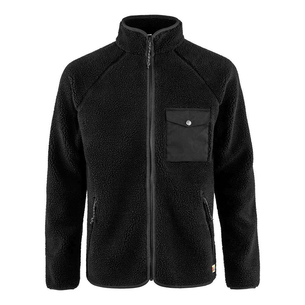 Fjallraven Vardag Pile Fleece Black Front
