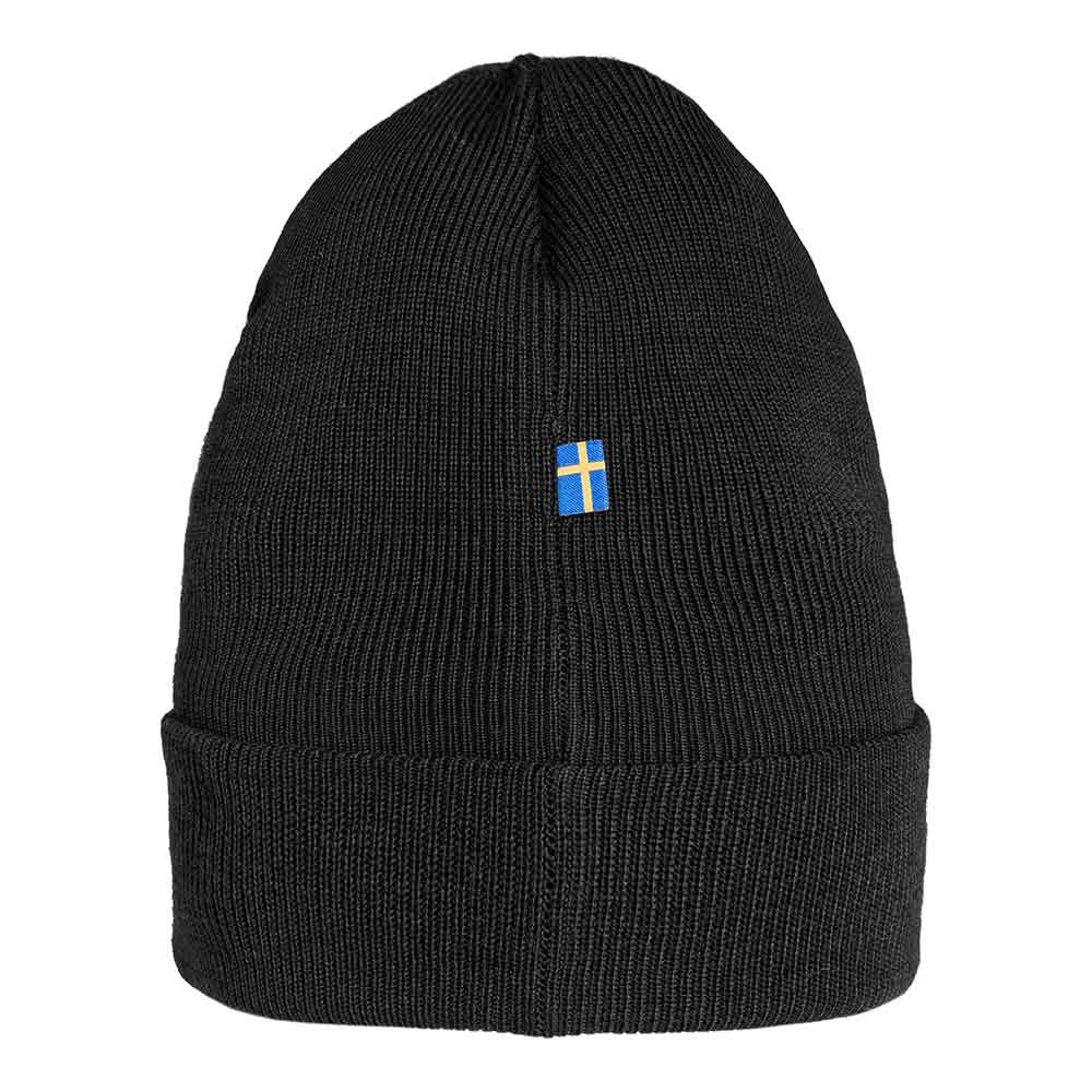 Fjallraven Classic Knit Hat Black Back