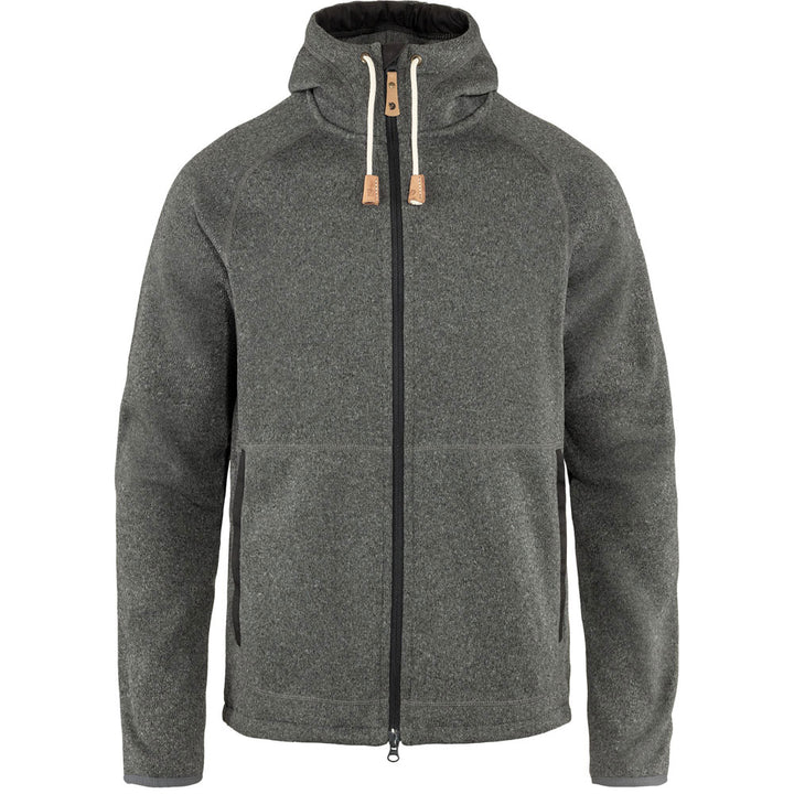 Fjallraven Ovik Fleece Hoodie Dark Grey