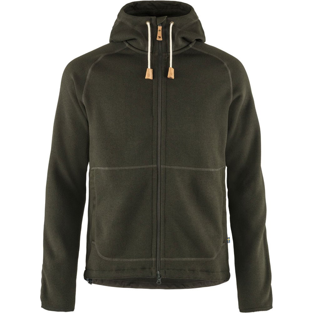 Fjallraven Ovik Fleece Hoodie Deep Forest