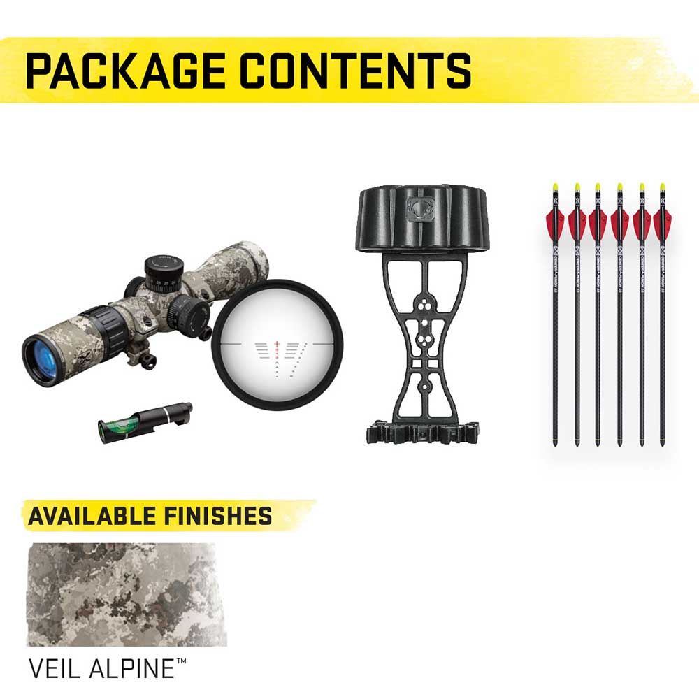 TenPoint Flatline 460 Crossbow Package Contents