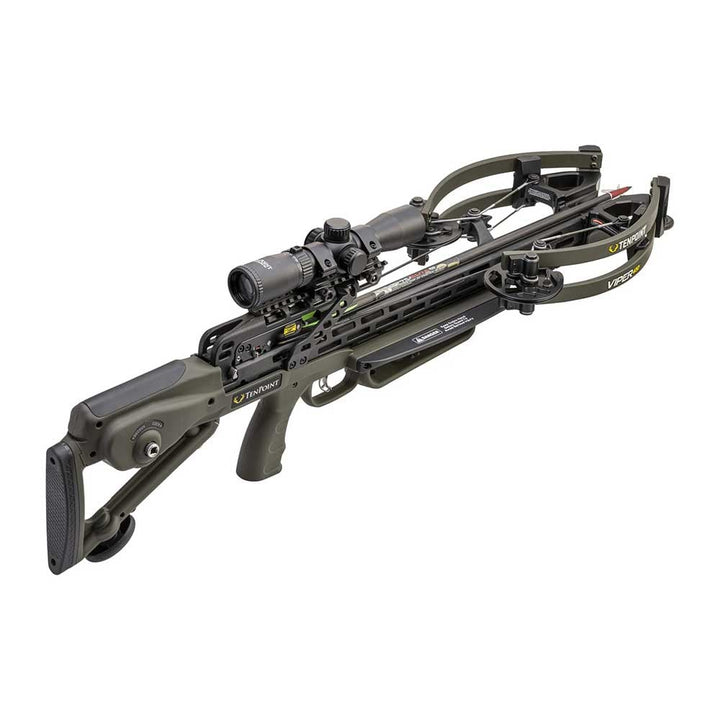 TenPoint Viper 430 Crossbow Moss Green Right Rear Angle
