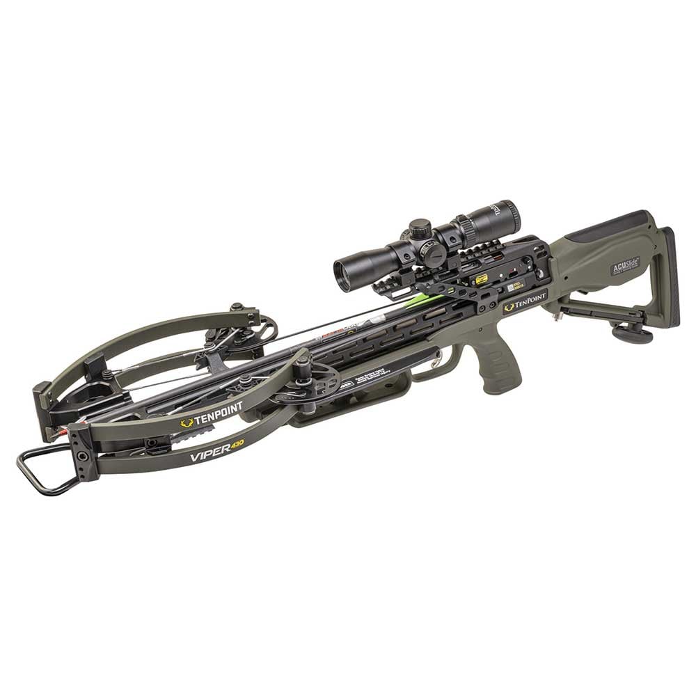 TenPoint Viper 430 Crossbow Moss Green Left Angle