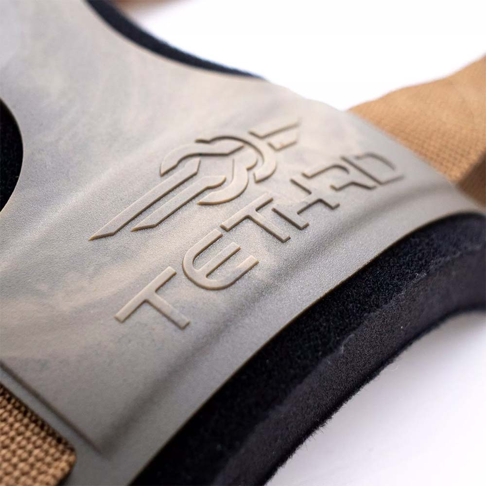 Tethrd Knee Pads Logo Zoom